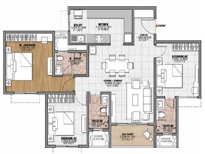 Hiranandani Hinjewadi floor plan preview